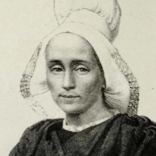 Portrait de la poétesse Marie Ravenel